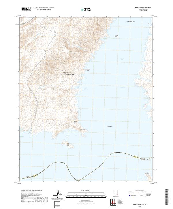 Middle Point, NV-AZ — USGS 7.5-minute topo (2021)