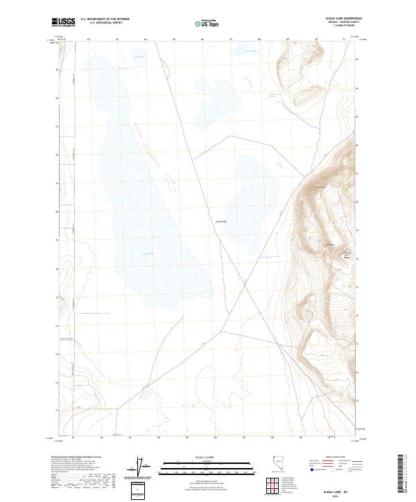 Alkali Lake, NV — USGS 7.5-minute topo (2021)