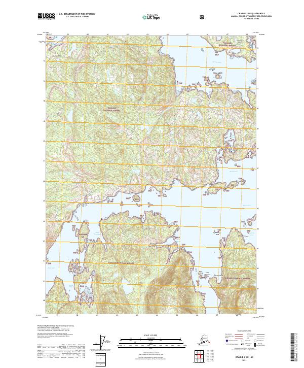 Craig B-2 NE, AK — USGS 7.5-minute topo (2021)