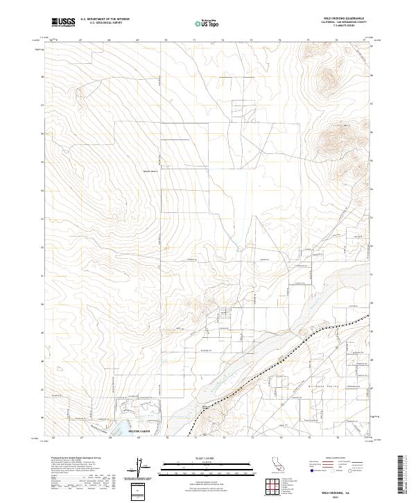Wild Crossing, CA — USGS 7.5-minute topo (2021)