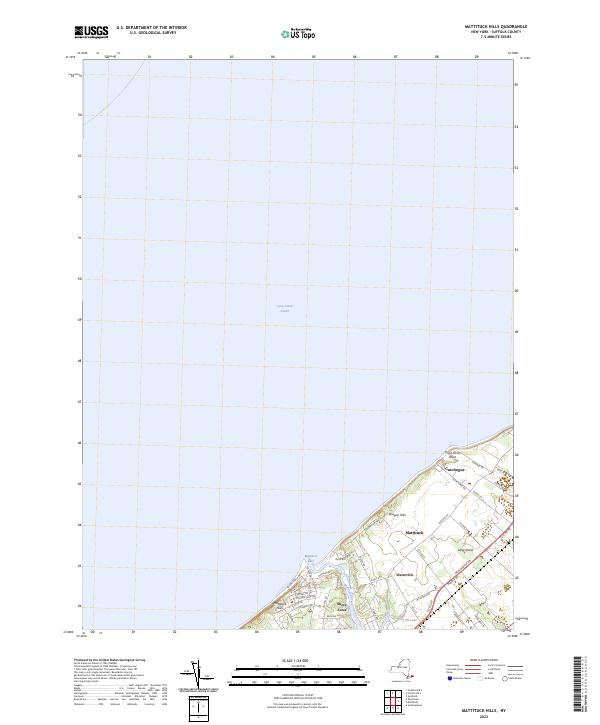 Mattituck Hills, NY — USGS 7.5-minute topo (2023)