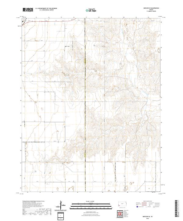 Moscow SE, KS — USGS 7.5-minute topo (2022)