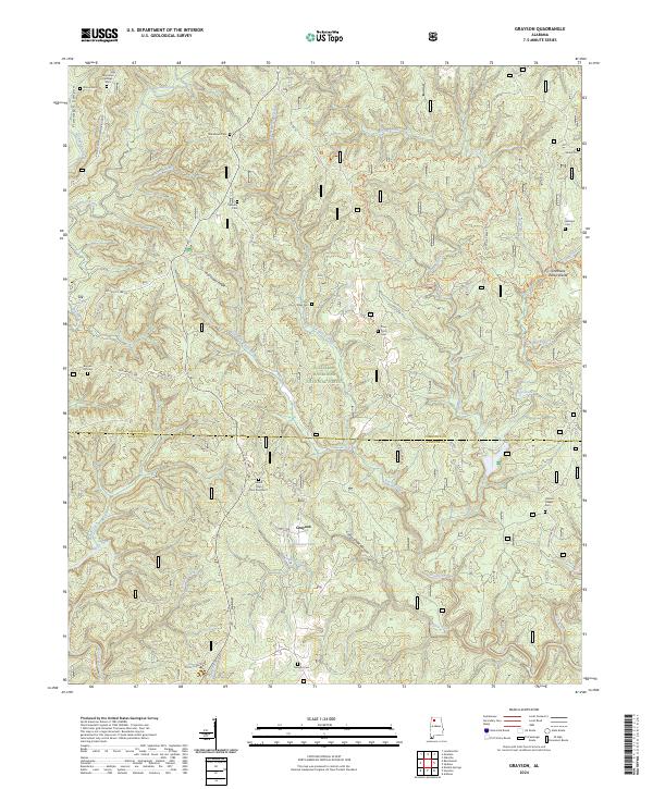 Grayson, AL — USGS 7.5-minute topo (2024)