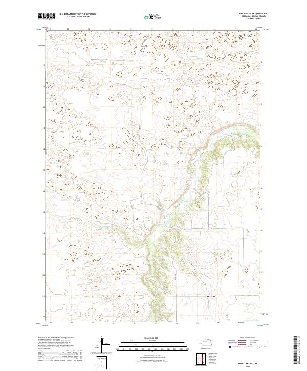 Wood Lake NE, NE — USGS 7.5-minute topo (2021)