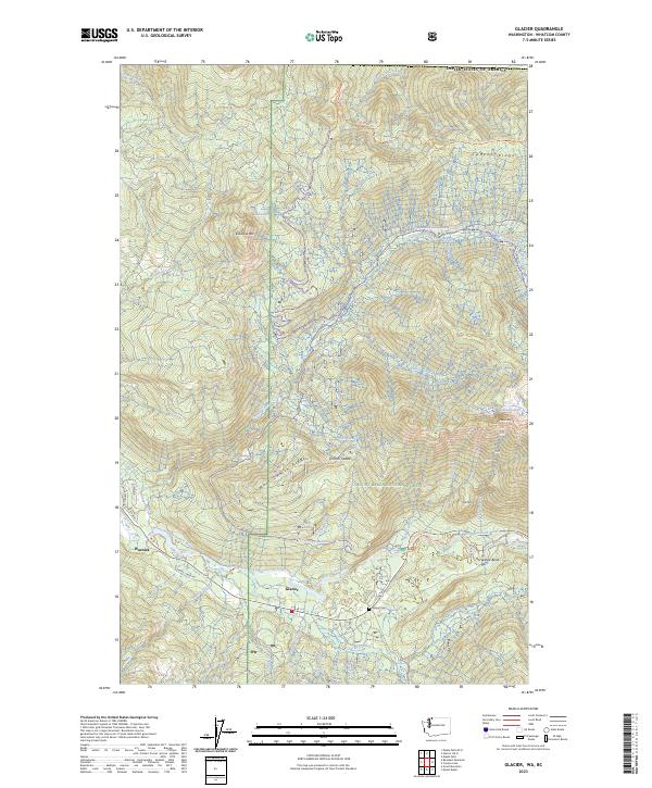 Glacier, WA-BC — USGS 7.5-minute topo (2023)