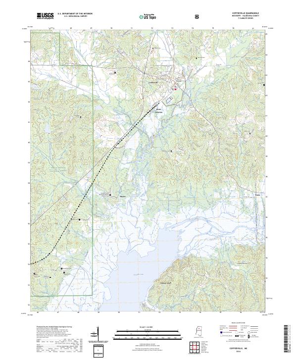 Coffeeville, MS — USGS 7.5-minute topo (2024)