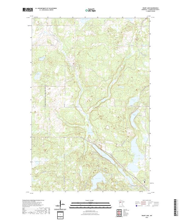 Heart Lake, MN — USGS 7.5-minute topo (2022)