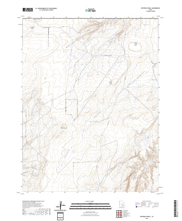 Whitbeck Knoll, UT — USGS 7.5-minute topo (2023)