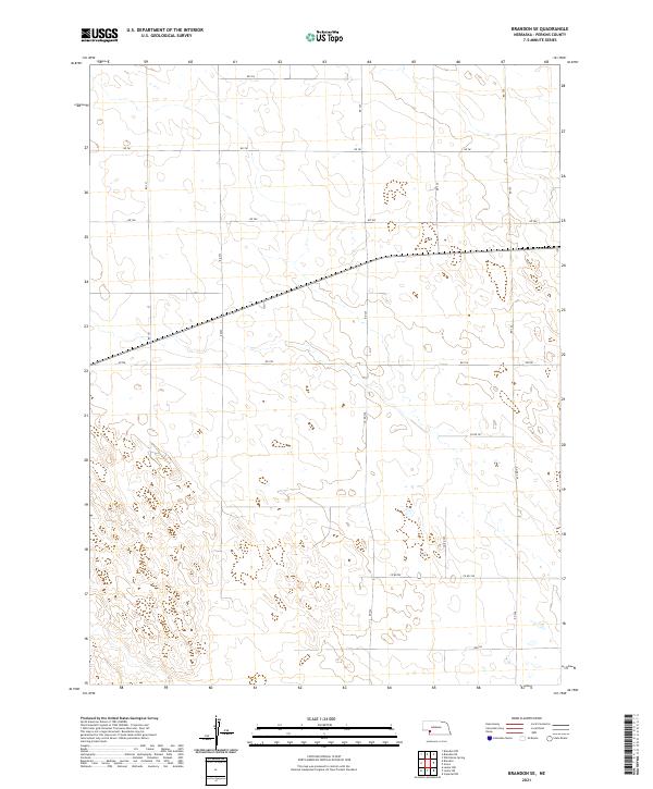 Brandon SE, NE — USGS 7.5-minute topo (2021)