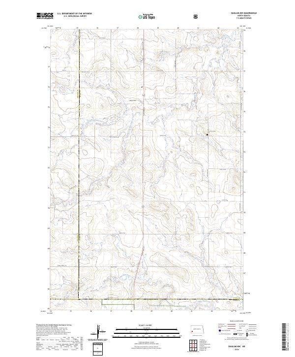 Daglum NW, ND — USGS 7.5-minute topo (2024)