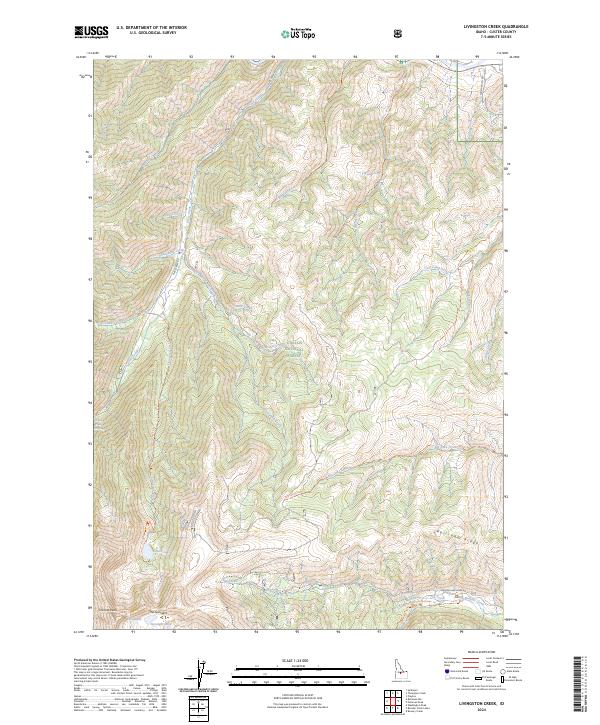 Livingston Creek, ID — USGS 7.5-minute topo (2024)