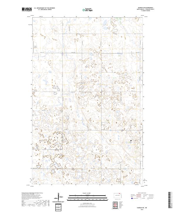 Hannah SW, ND — USGS 7.5-minute topo (2024)