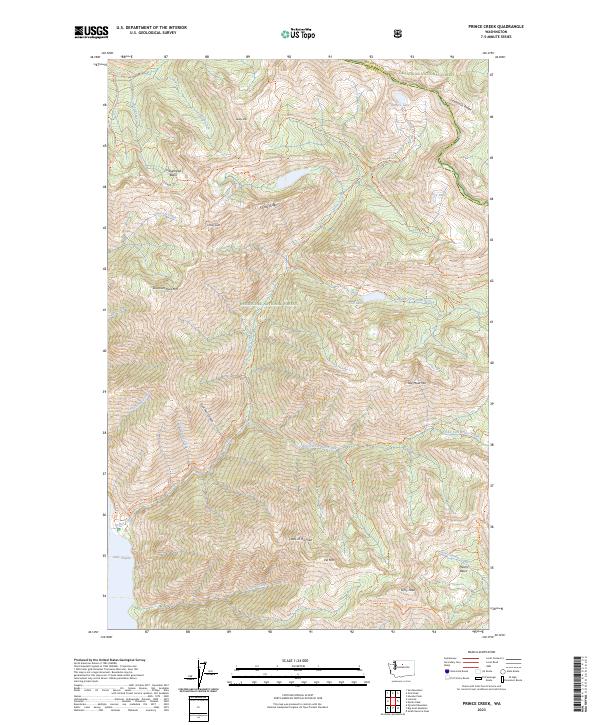 Prince Creek, WA — USGS 7.5-minute topo (2023)