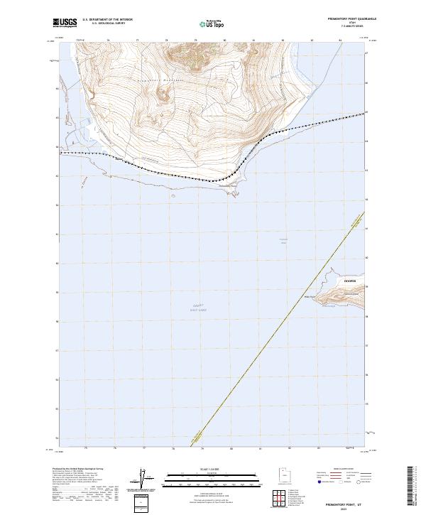 Promontory Point, UT — USGS 7.5-minute topo (2023)