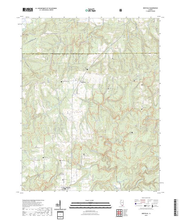 Eddyville, IL — USGS 7.5-minute topo (2024)
