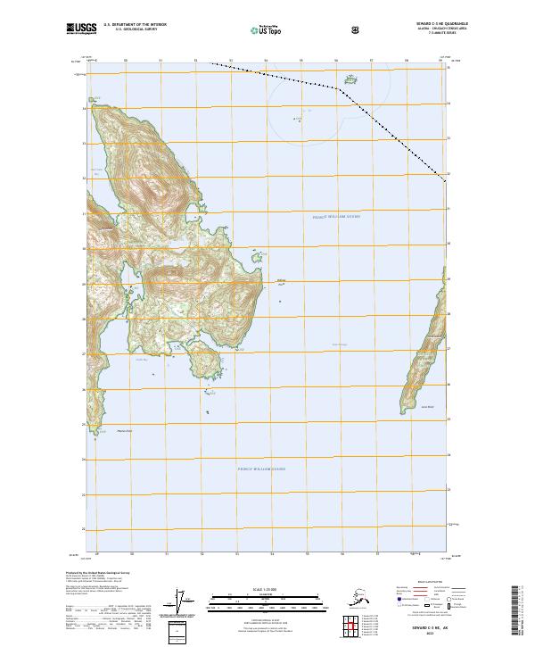 Seward C-3 NE, AK — USGS 7.5-minute topo (2023)