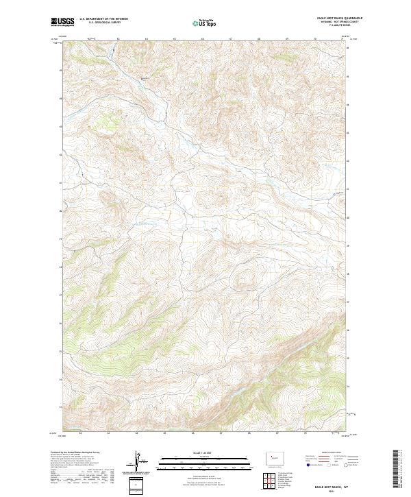 Eagle Nest Ranch, WY — USGS 7.5-minute topo (2021)