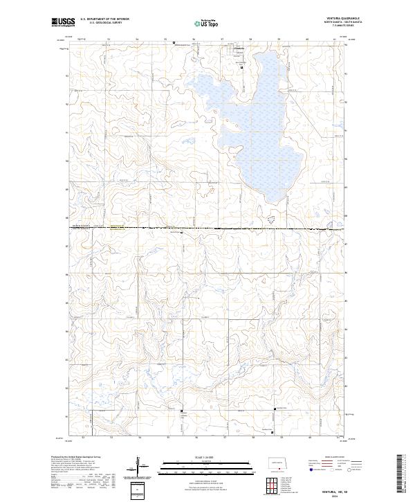 Venturia, ND-SD — USGS 7.5-minute topo (2024)