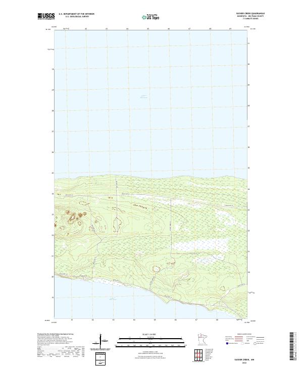 Sucker Creek, MN — USGS 7.5-minute topo (2022)