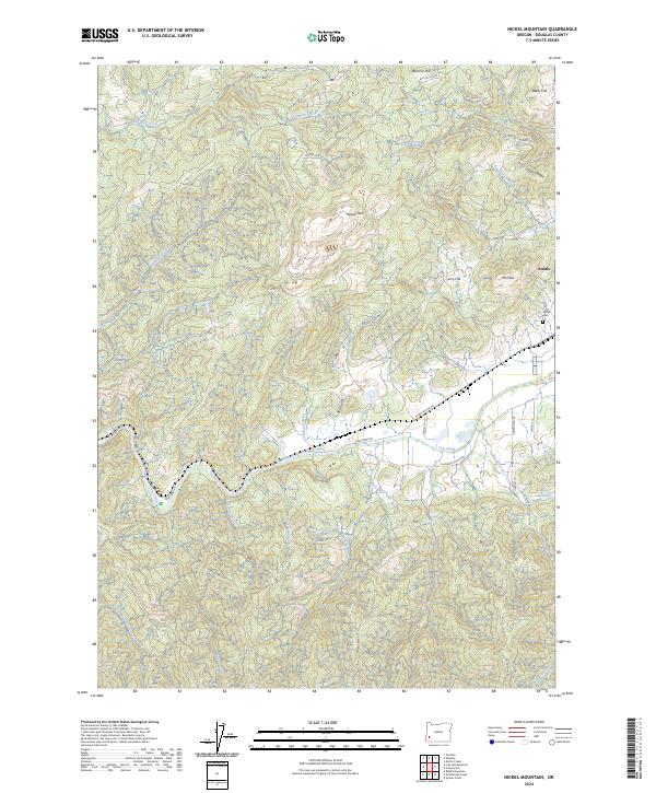 Nickel Mountain, OR — USGS 7.5-minute topo (2024)