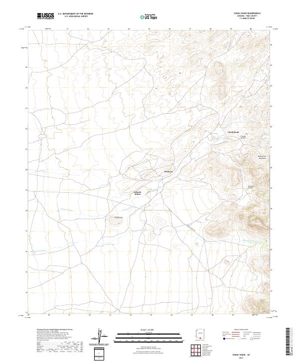 Chiuli Shaik, AZ — USGS 7.5-minute topo (2021)