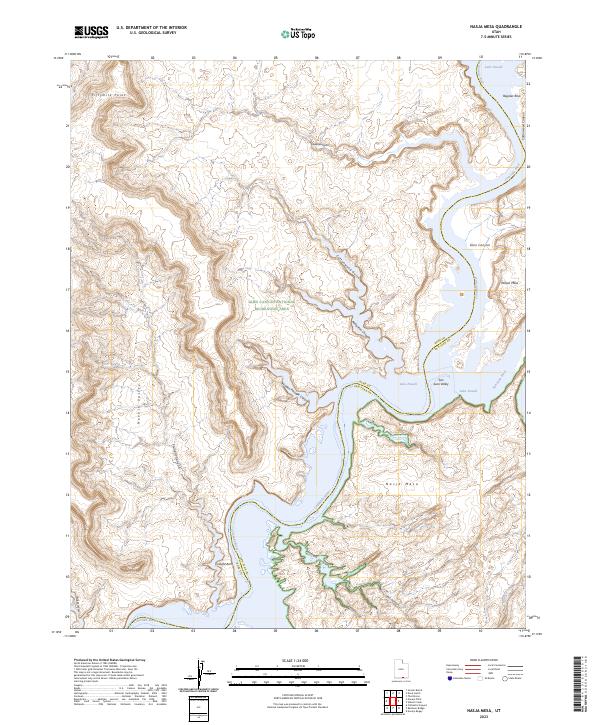 Nasja Mesa, UT — USGS 7.5-minute topo (2023)