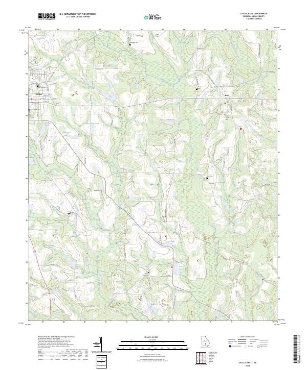 Ocilla East, GA — USGS 7.5-minute topo (2024)