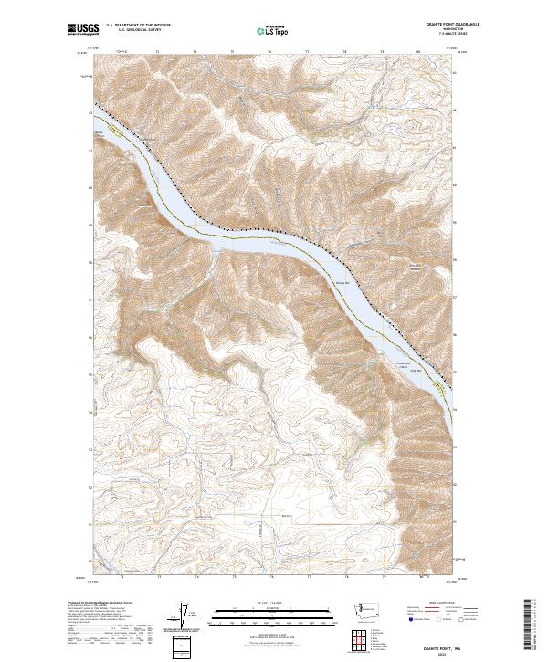 Granite Point, WA — USGS 7.5-minute topo (2023)
