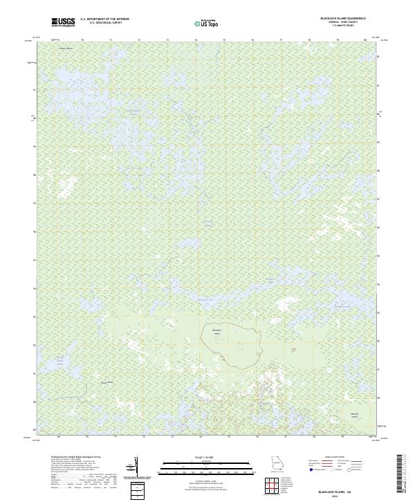 Blackjack Island, GA — USGS 7.5-minute topo (2024)