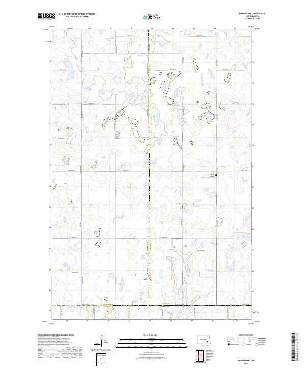 Marion NW, ND — USGS 7.5-minute topo (2024)
