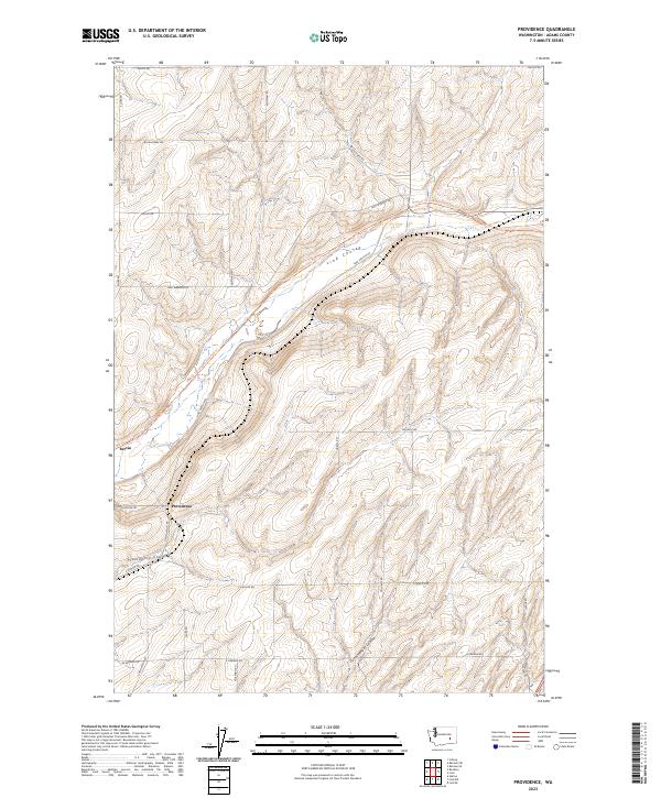 Providence, WA — USGS 7.5-minute topo (2023)