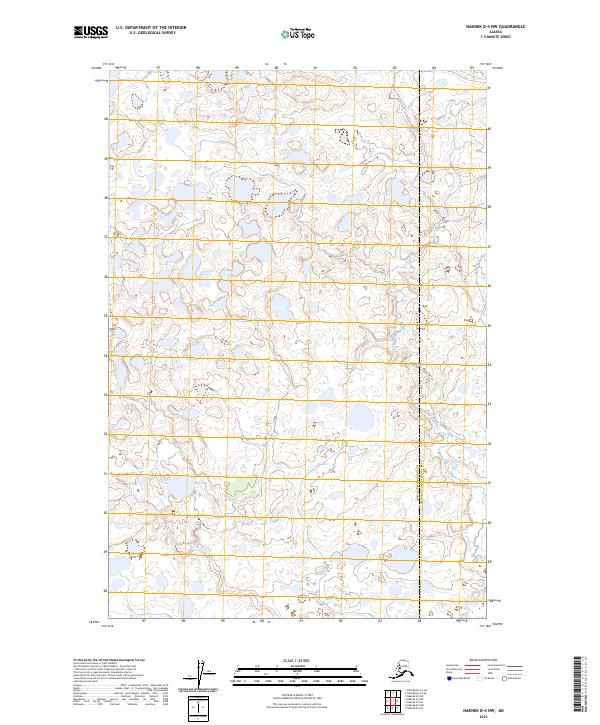 Naknek D-4 NW, AK — USGS 7.5-minute topo (2023)