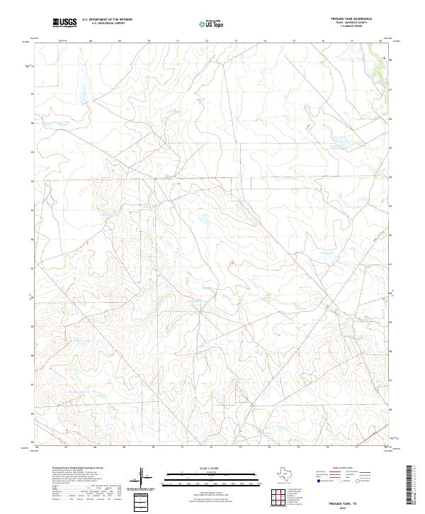 Trosado Tank, TX — USGS 7.5-minute topo (2022)
