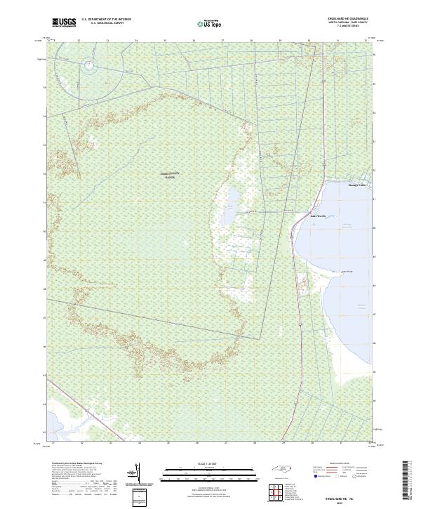 Engelhard NE, NC — USGS 7.5-minute topo (2022)