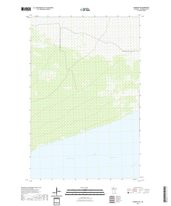 Ponemah NW, MN — USGS 7.5-minute topo (2022)