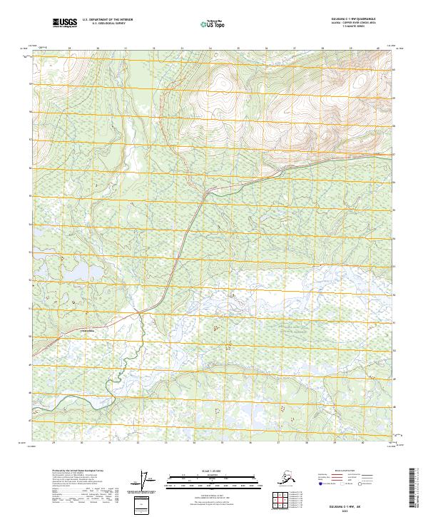 Gulkana C-1 NW, AK — USGS 7.5-minute topo (2023)