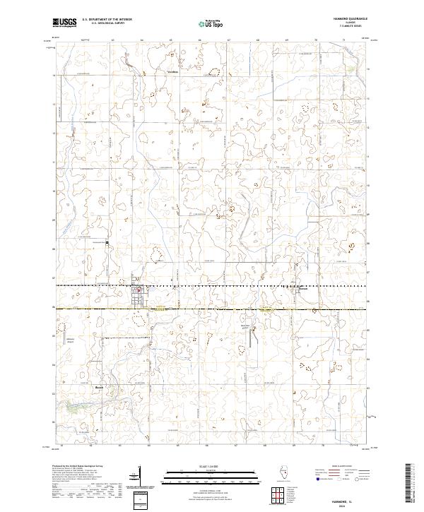 Hammond, IL — USGS 7.5-minute topo (2024)