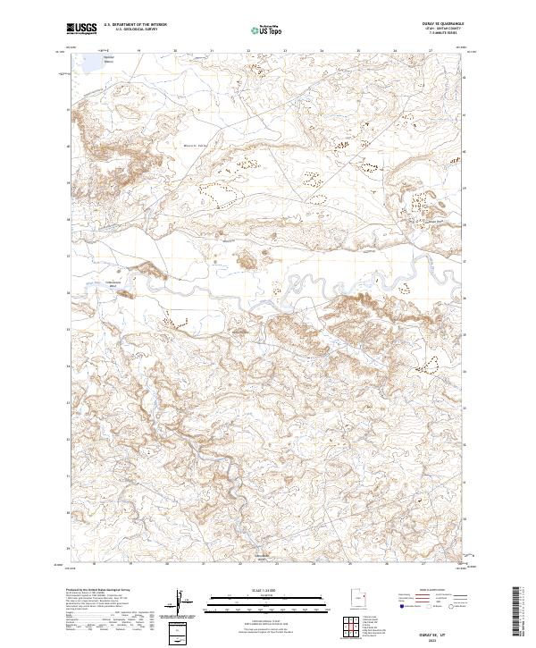 Ouray SE, UT — USGS 7.5-minute topo (2023)