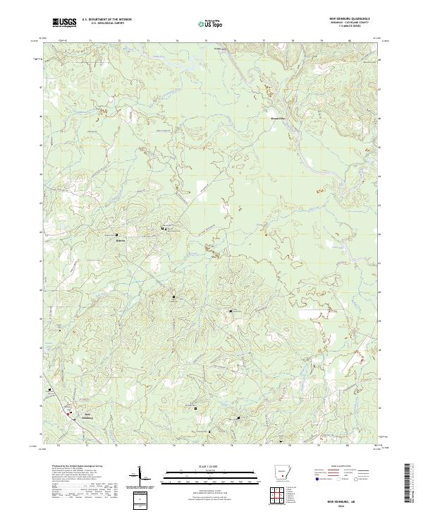New Edinburg, AR — USGS 7.5-minute topo (2024)