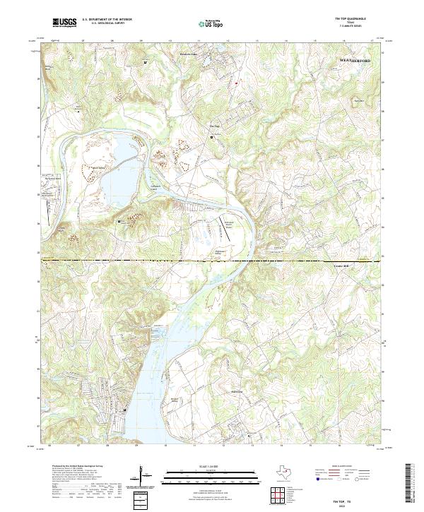 Tin Top, TX — USGS 7.5-minute topo (2022)