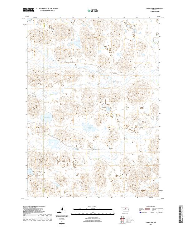 Lambs Lake, NE — USGS 7.5-minute topo (2021)