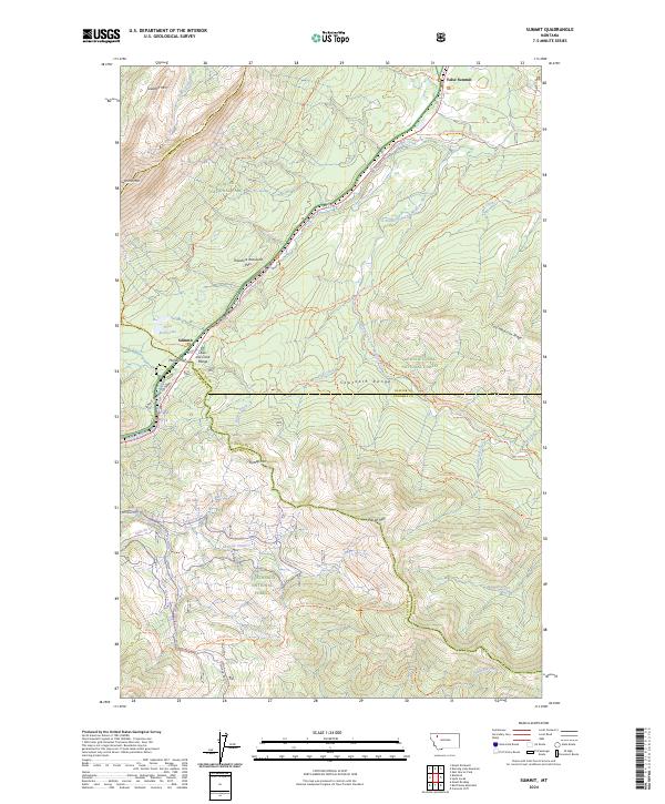 Summit, MT — USGS 7.5-minute topo (2024)