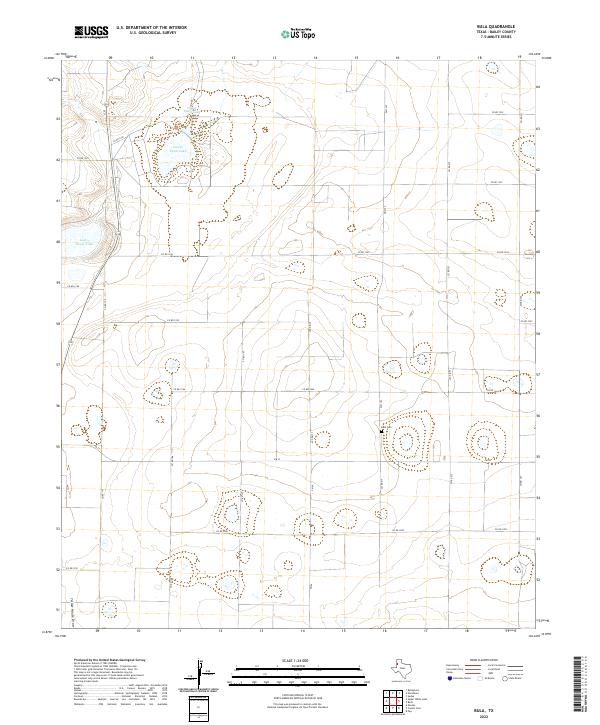 Bula, TX — USGS 7.5-minute topo (2022)
