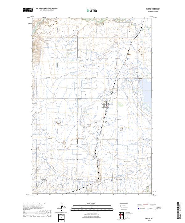 Charlo, MT — USGS 7.5-minute topo (2024)