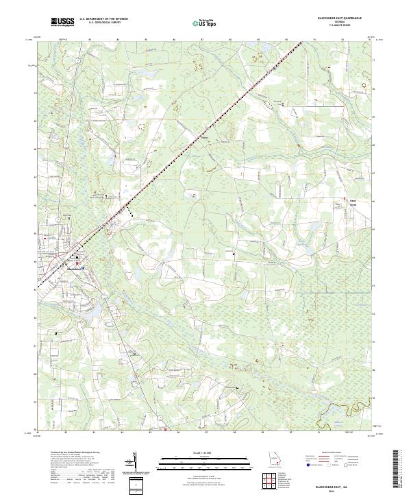 Blackshear East, GA — USGS 7.5-minute topo (2024)