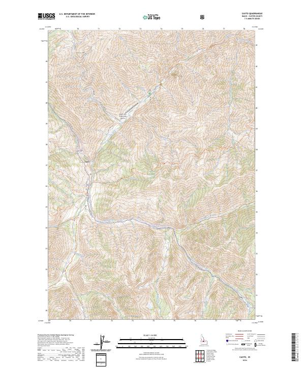 Casto, ID — USGS 7.5-minute topo (2024)