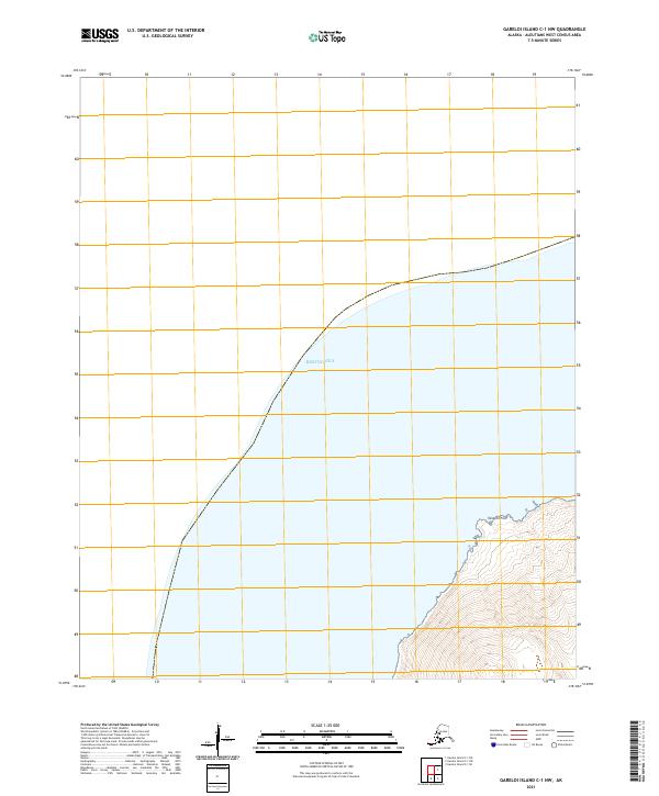 Gareloi Island C-1 NW, AK — USGS 7.5-minute topo (2021)