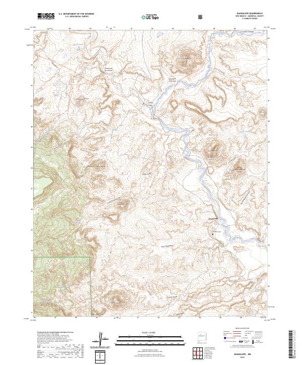 Guadalupe, NM — USGS 7.5-minute topo (2023)