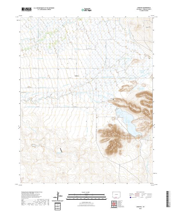 Lobatos, CO — USGS 7.5-minute topo (2022)