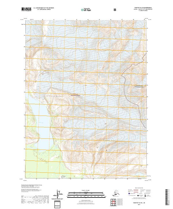 Yakutat B-2 SE, AK — USGS 7.5-minute topo (2021)
